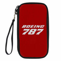 Thumbnail for Boeing 787 & Text Designed Travel Cases & Wallets