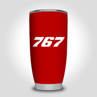 Thumbnail for 767 Flat Text Designed Tumbler Travel Mugs