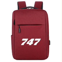 Thumbnail for 747 Flat Text Designed Super Travel Bags