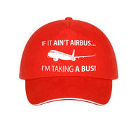 Thumbnail for If It Ain't Airbus, I'm Taking a Bus Designed Hats Pilot Eyes Store Red 