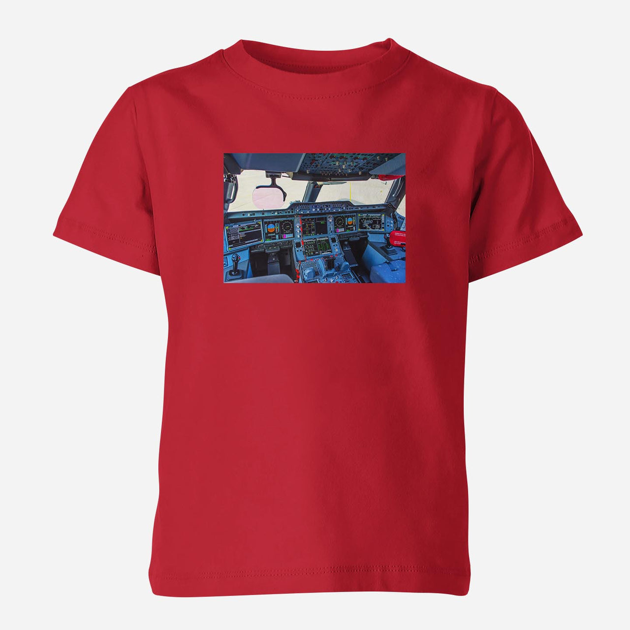 Airbus A350 Cockpit Designed Children T-Shirts