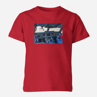 Thumbnail for Airbus A350 Cockpit Designed Children T-Shirts