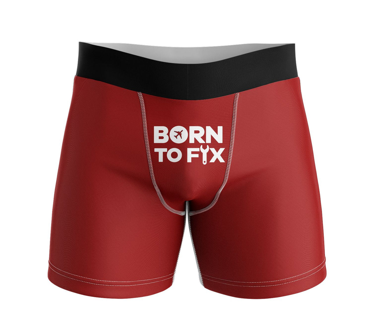 Born To Fix Airplanes Designed Men Boxers