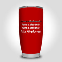 Thumbnail for I Fix Airplanes Designed Tumbler Travel Mugs