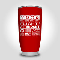 Thumbnail for Flight Attendant Label Designed Tumbler Travel Mugs
