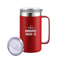 Thumbnail for Bombardier Dash-8 & Plane Designed Stainless Steel Beer Mugs