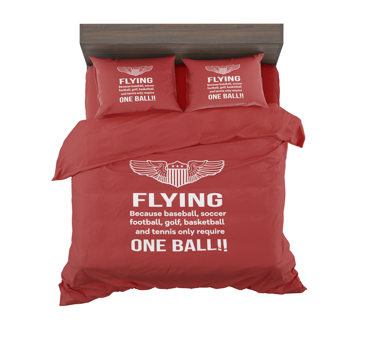Flying One Ball Designed Bedding Sets