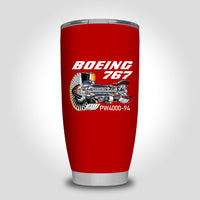 Thumbnail for Boeing 767 Engine (PW4000-94) Designed Tumbler Travel Mugs