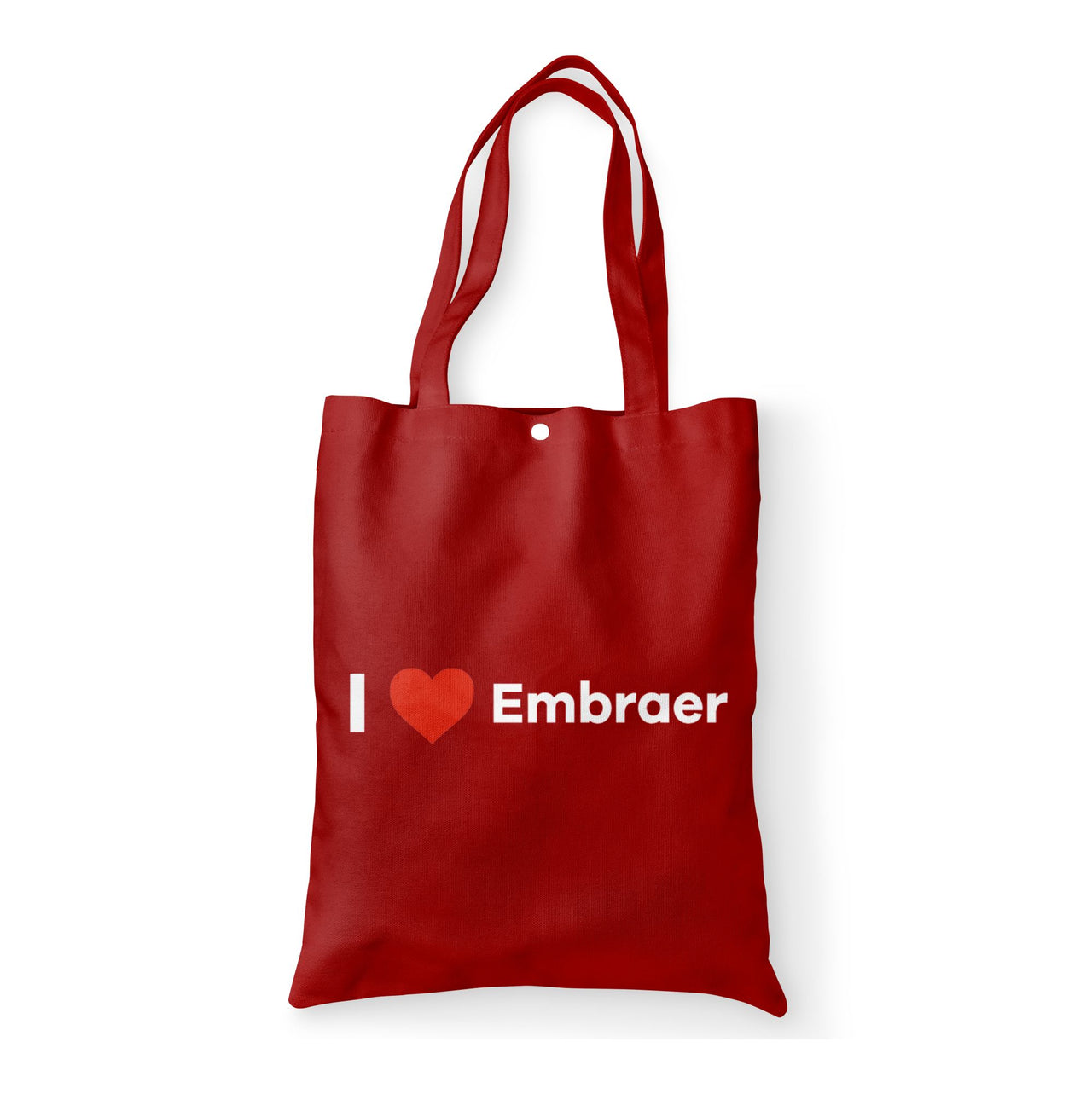 I Love Embraer Designed Tote Bags