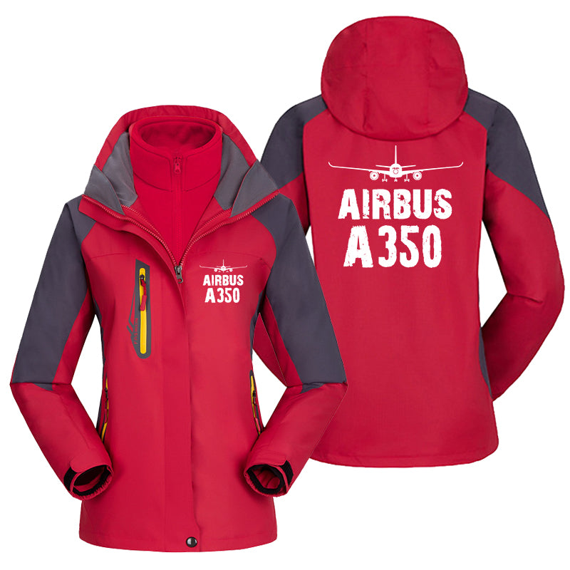 Airbus A350 & Plane Designed Thick "WOMEN" Skiing Jackets