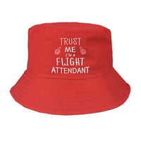 Thumbnail for Trust Me I'm a Flight Attendant Designed Summer & Stylish Hats