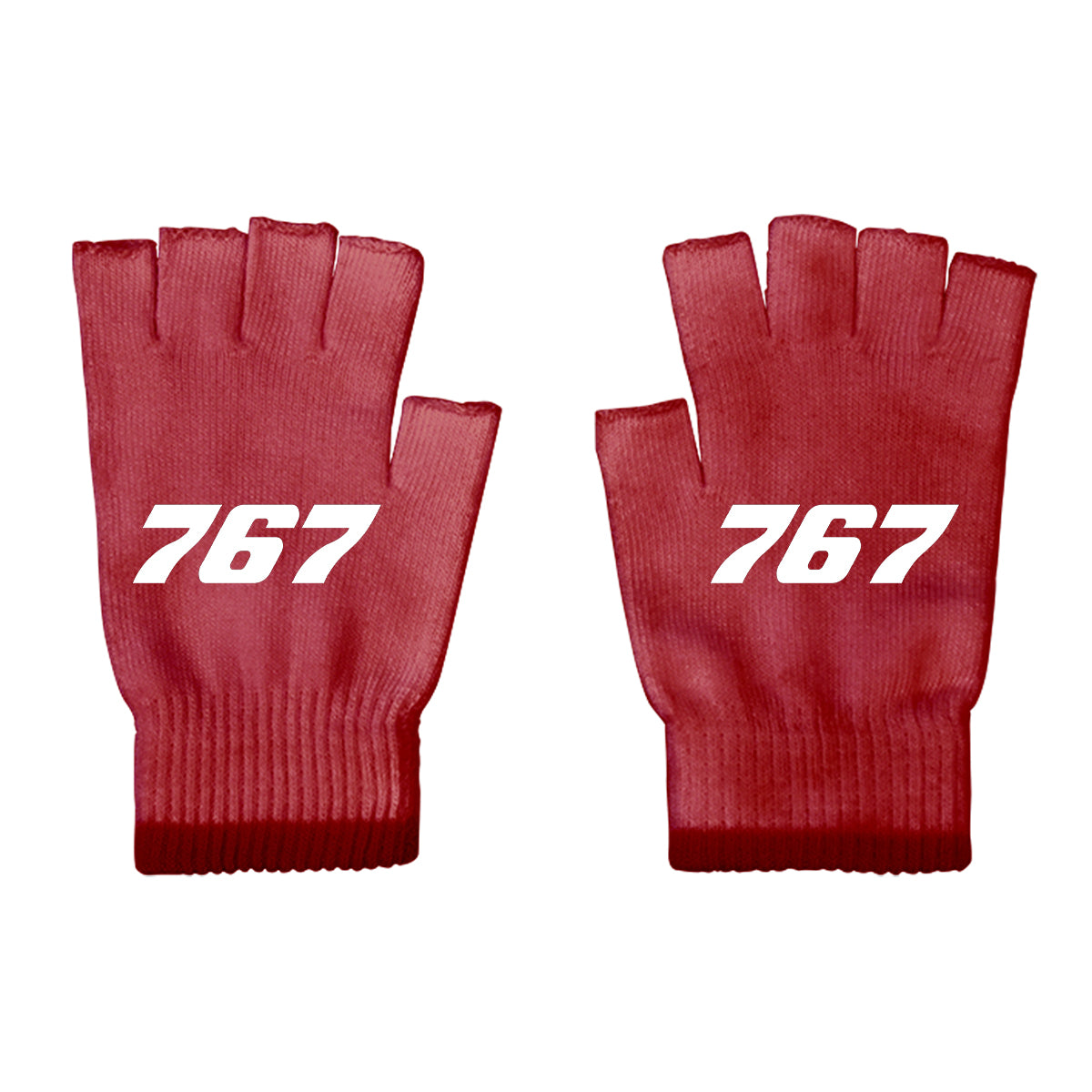 767 Flat Text Designed Cut Gloves