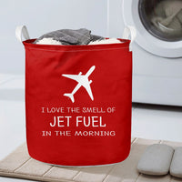 Thumbnail for I Love The Smell Of Jet Fuel In The Morning Designed Laundry Baskets