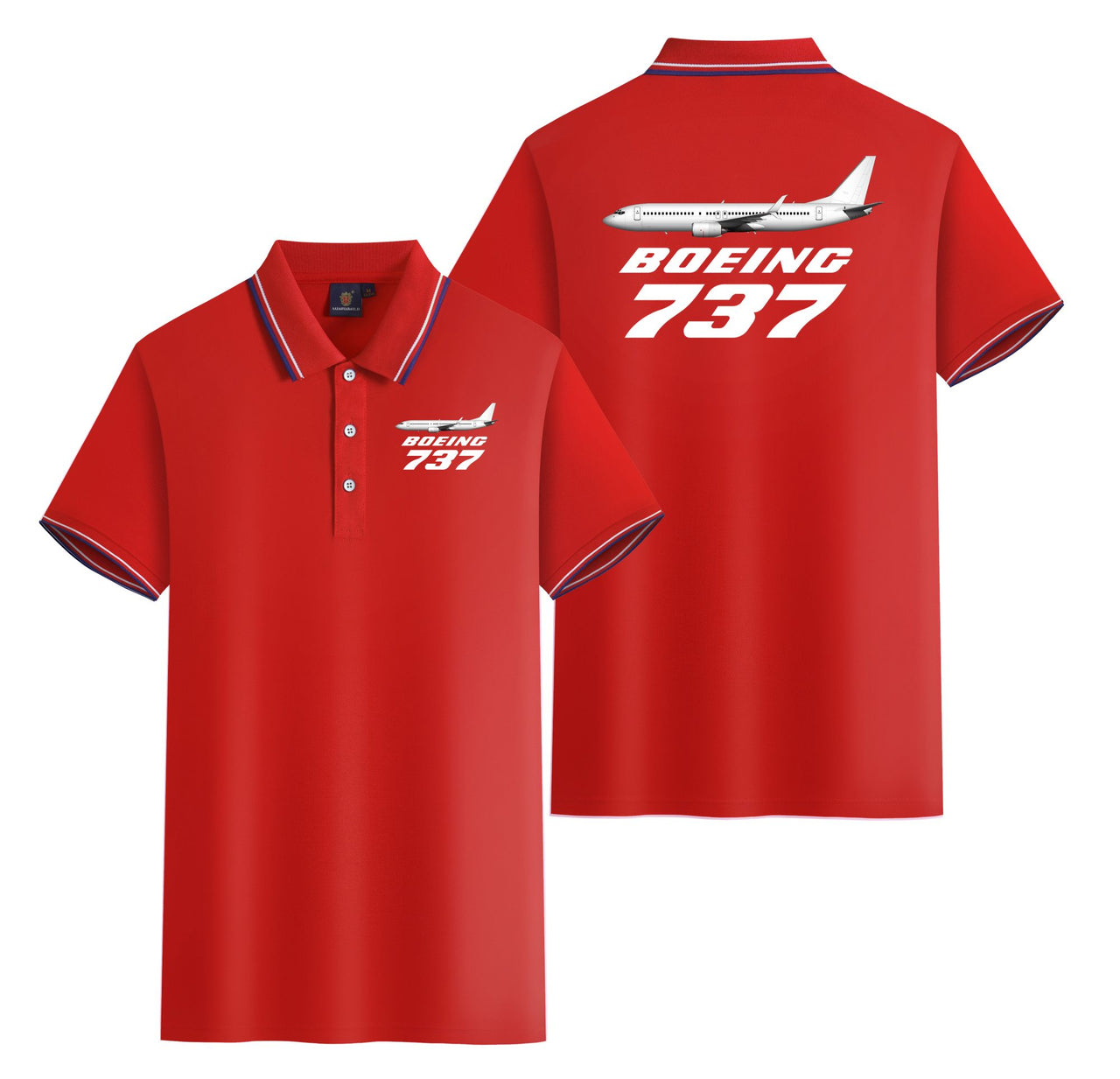 The Boeing 737 Designed Stylish Polo T-Shirts (Double-Side)