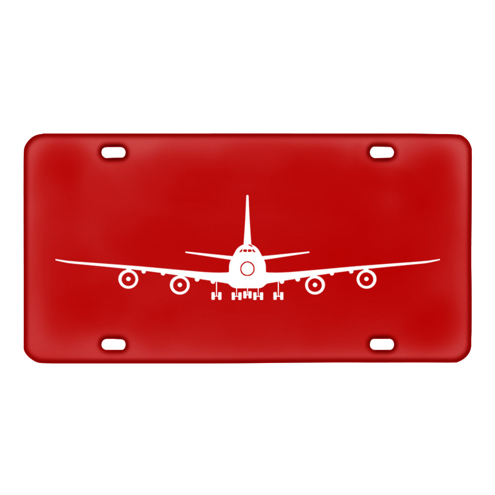 Boeing 747 Silhouette Designed Metal (License) Plates