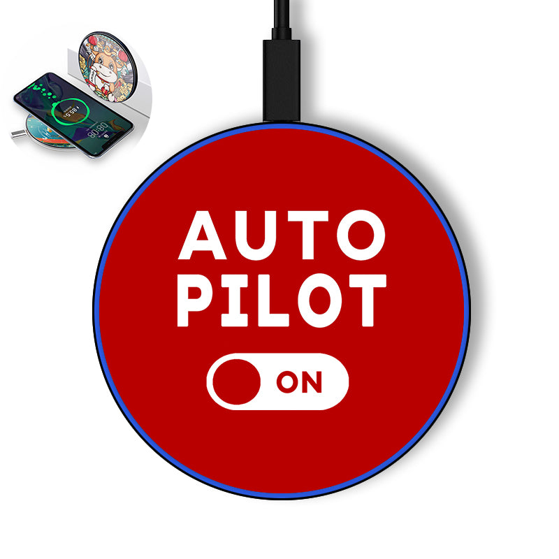 Auto Pilot ON Designed Wireless Chargers