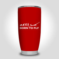 Thumbnail for Born To Fly Glider Designed Tumbler Travel Mugs