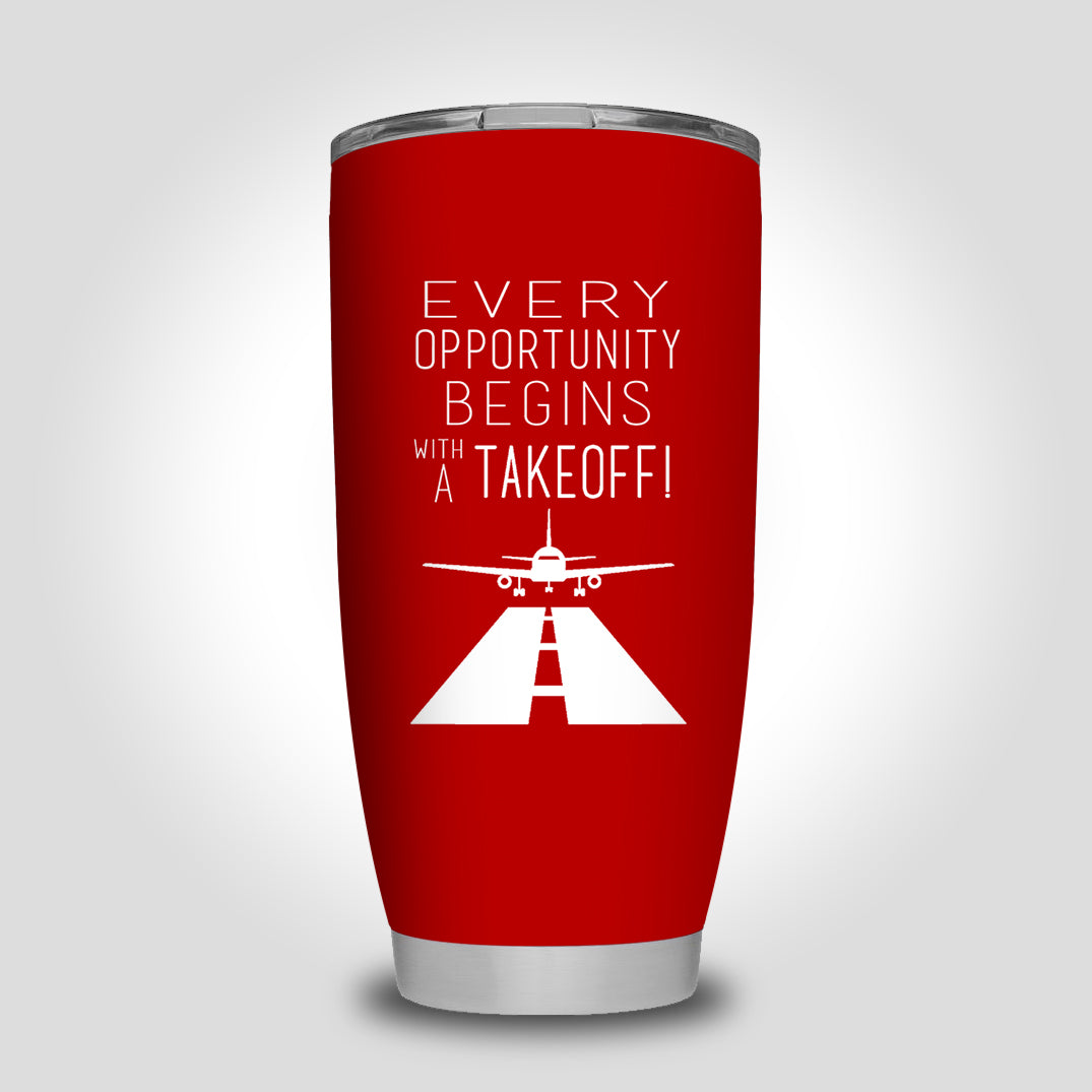 Every Opportunity Designed Tumbler Travel Mugs