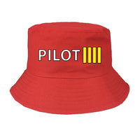 Thumbnail for Pilot & Stripes (4 Lines) Designed Summer & Stylish Hats