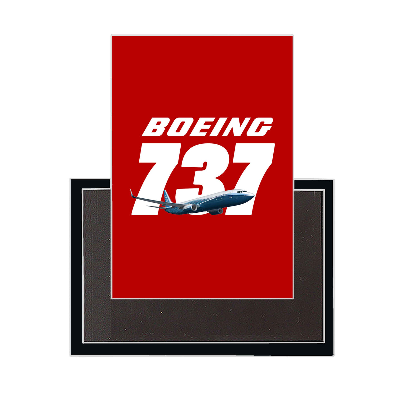 Super Boeing 737+Text Designed Magnets