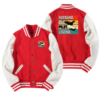 Thumbnail for Husband & Dad & Pilot & Legend Designed Baseball Style Jackets