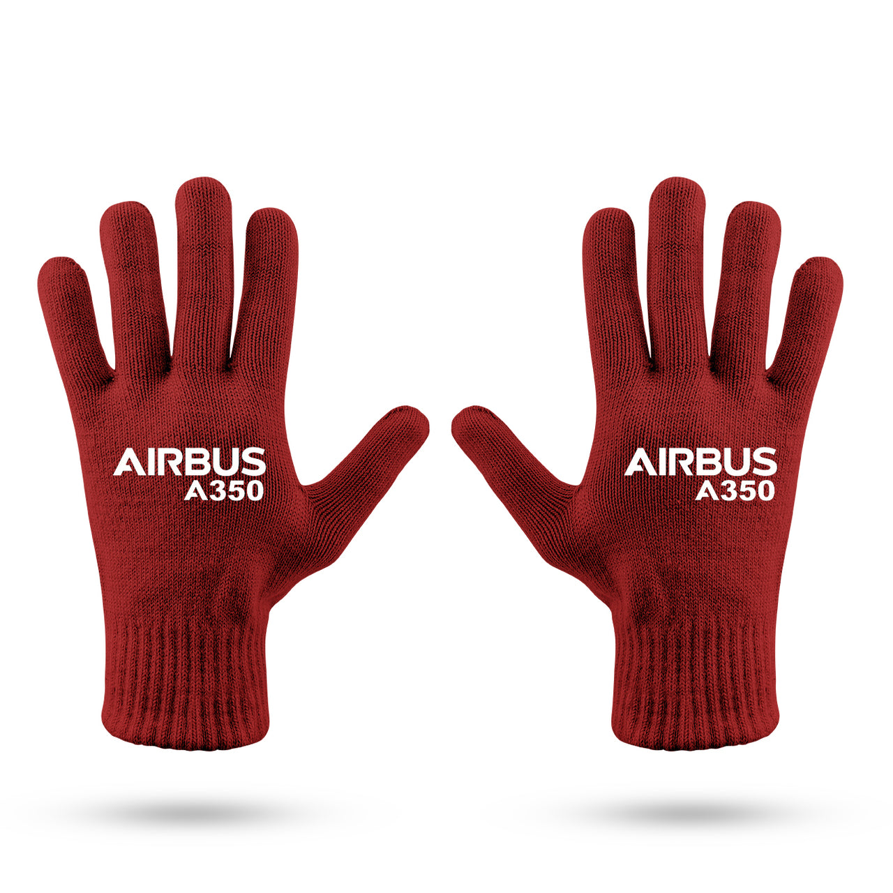 Airbus A350 & Text Designed Gloves