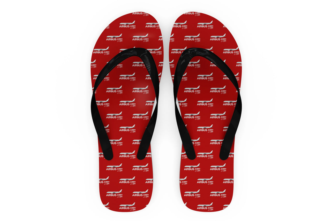 The Airbus A350 WXB Designed Slippers (Flip Flops)
