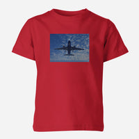 Thumbnail for Airplane From Below Designed Children T-Shirts