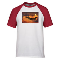 Thumbnail for Departing Fighter Jet 16 Designed Raglan T-Shirts