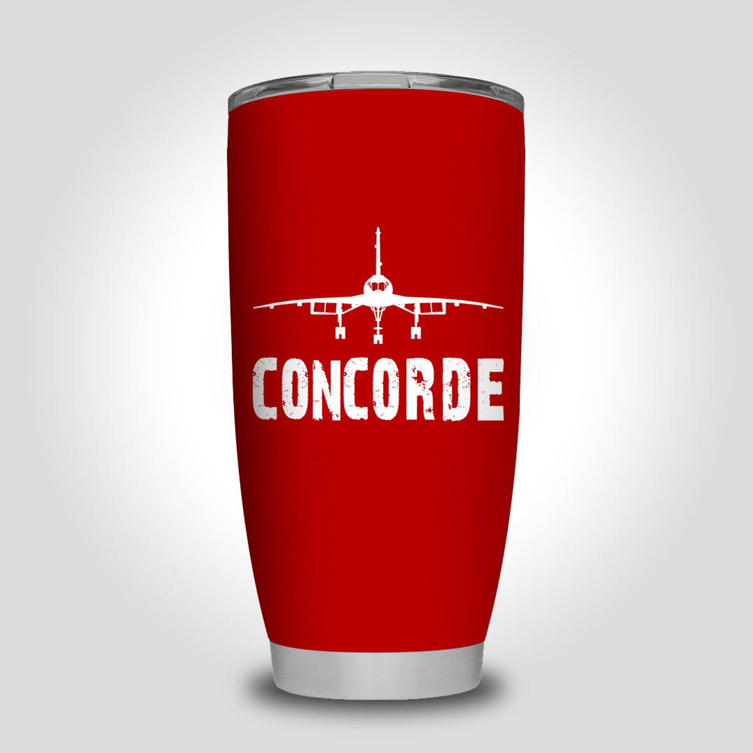 Concorde & Plane Designed Tumbler Travel Mugs