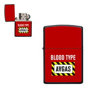 Thumbnail for Blood Type AVGAS Designed Metal Lighters