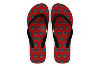 Thumbnail for Fighting Falcon F16 - Death From Above Designed Slippers (Flip Flops)