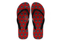 Thumbnail for Fighter Jet 16 - Death From Above Designed Slippers (Flip Flops)