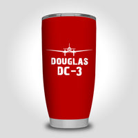 Thumbnail for Douglas DC-3 & Plane Designed Tumbler Travel Mugs