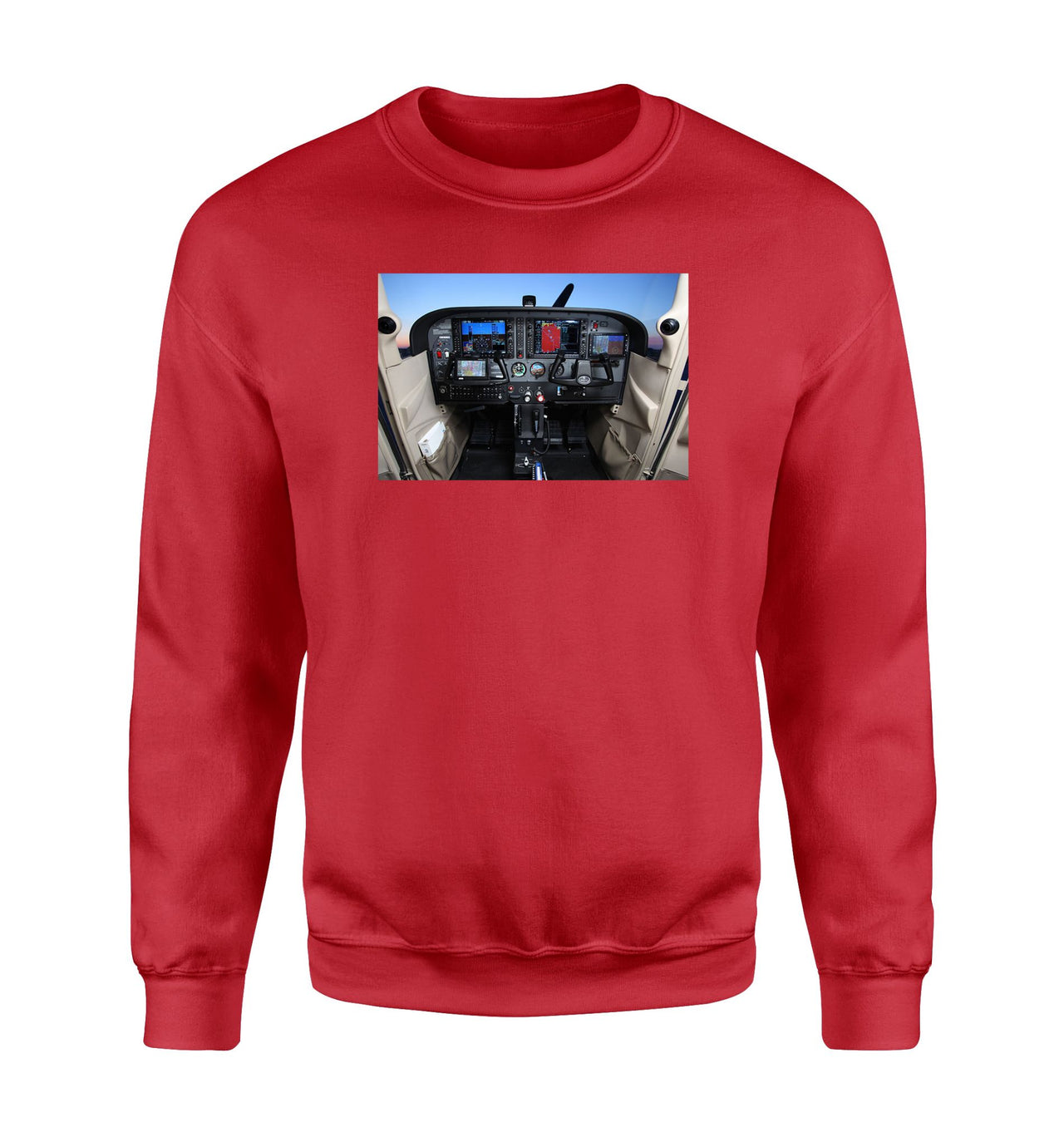 Cessna 172 Cockpit Designed Sweatshirts
