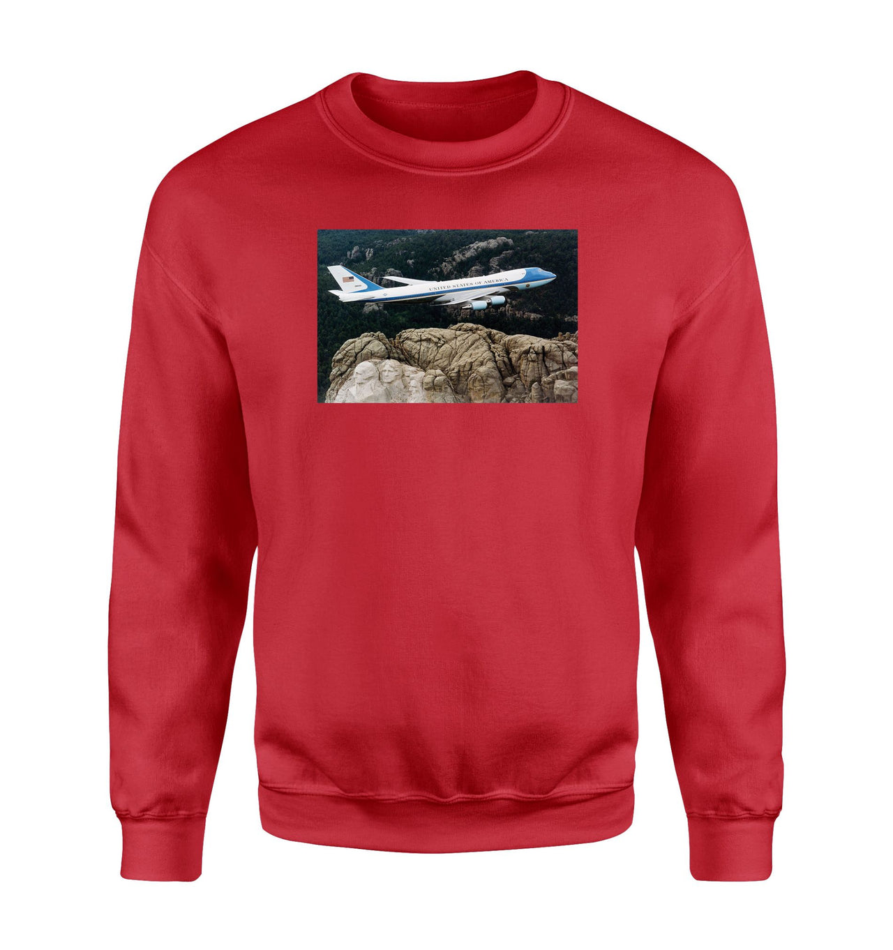 Cruising United States Of America Boeing 747 Designed Sweatshirts