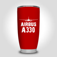 Thumbnail for Airbus A330 & Plane Designed Tumbler Travel Mugs