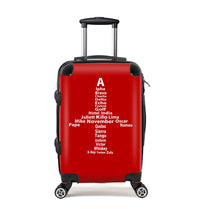 Thumbnail for Airplane Shape Aviation Alphabet Designed Cabin Size Luggages