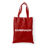 Thumbnail for Embraer & Text Designed Tote Bags