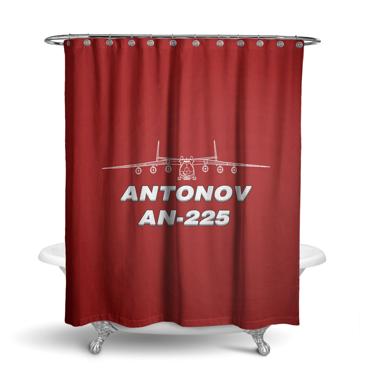 Antonov AN-225 (26) Designed Shower Curtains