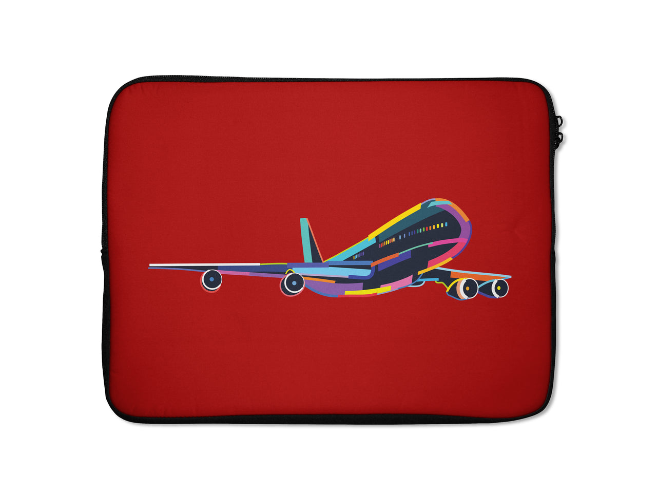 Multicolor Airplane Designed Laptop & Tablet Cases