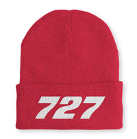 Thumbnail for 727 Flat Text Embroidered Beanies