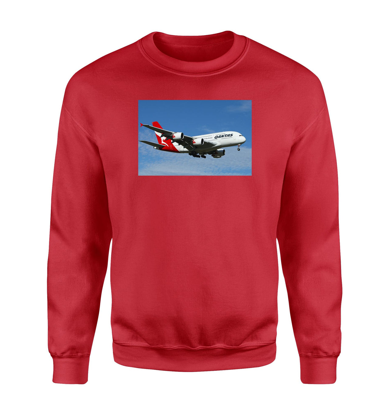 Landing Qantas A380 Designed Sweatshirts