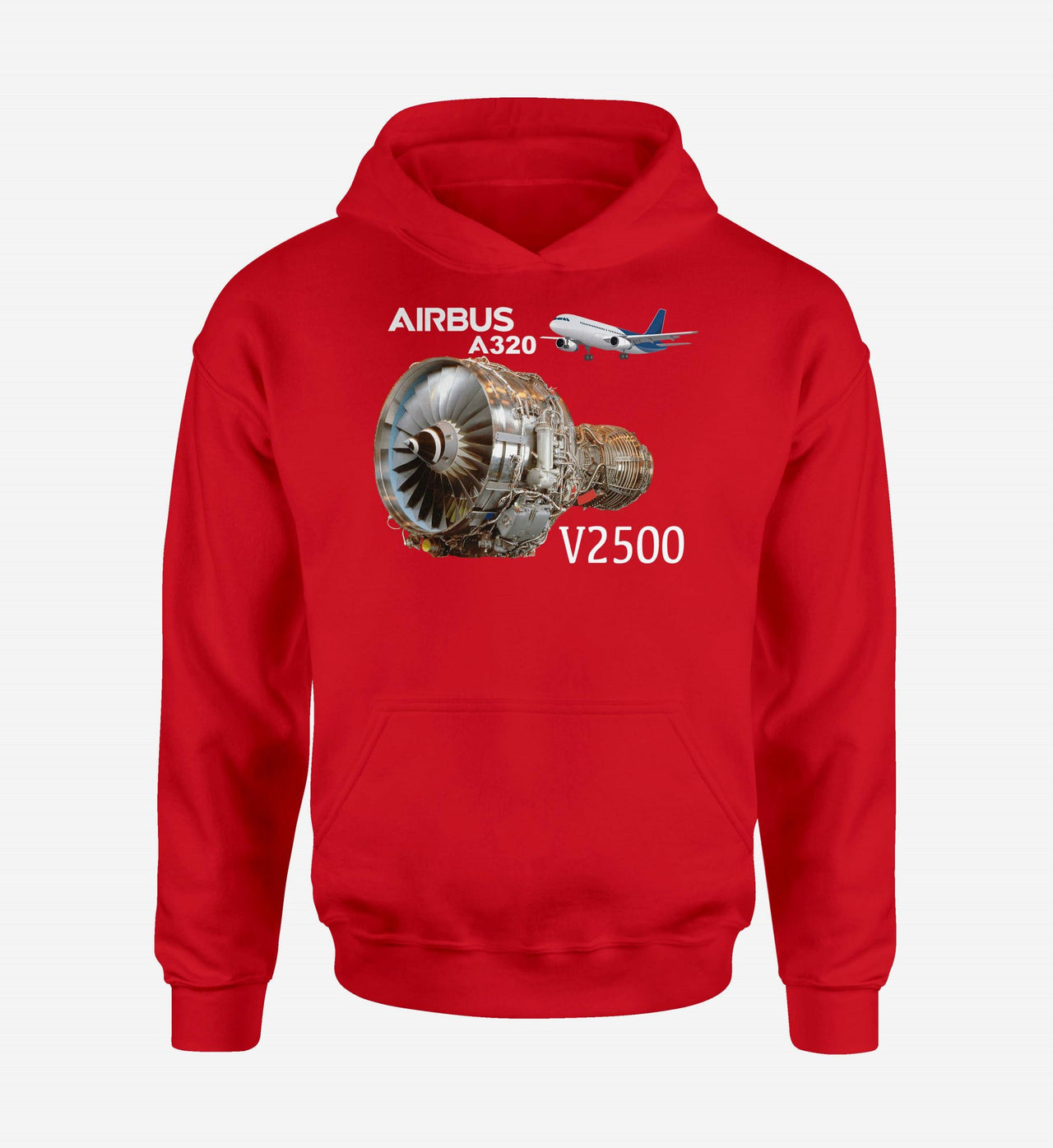 Airbus A320 & V2500 Engine Designed Hoodies