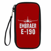 Thumbnail for Embraer E-190 & Plane Designed Travel Cases & Wallets