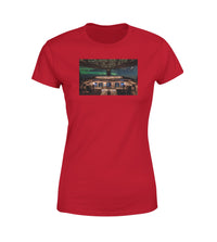 Thumbnail for Boeing 777 Cockpit Designed Women T-Shirts