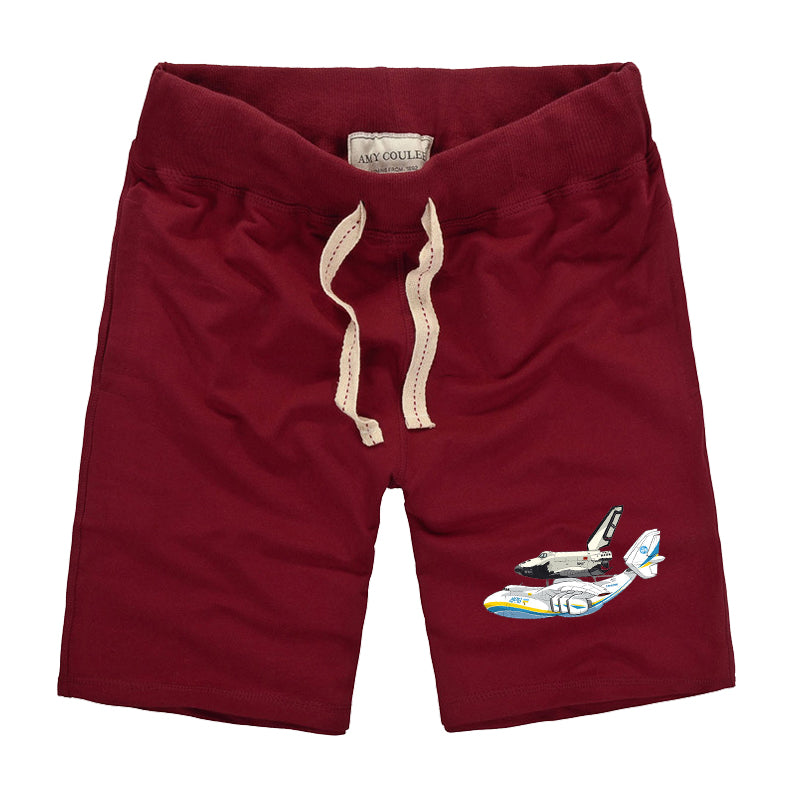 Antonov An-225 & Buran Designed Cotton Shorts