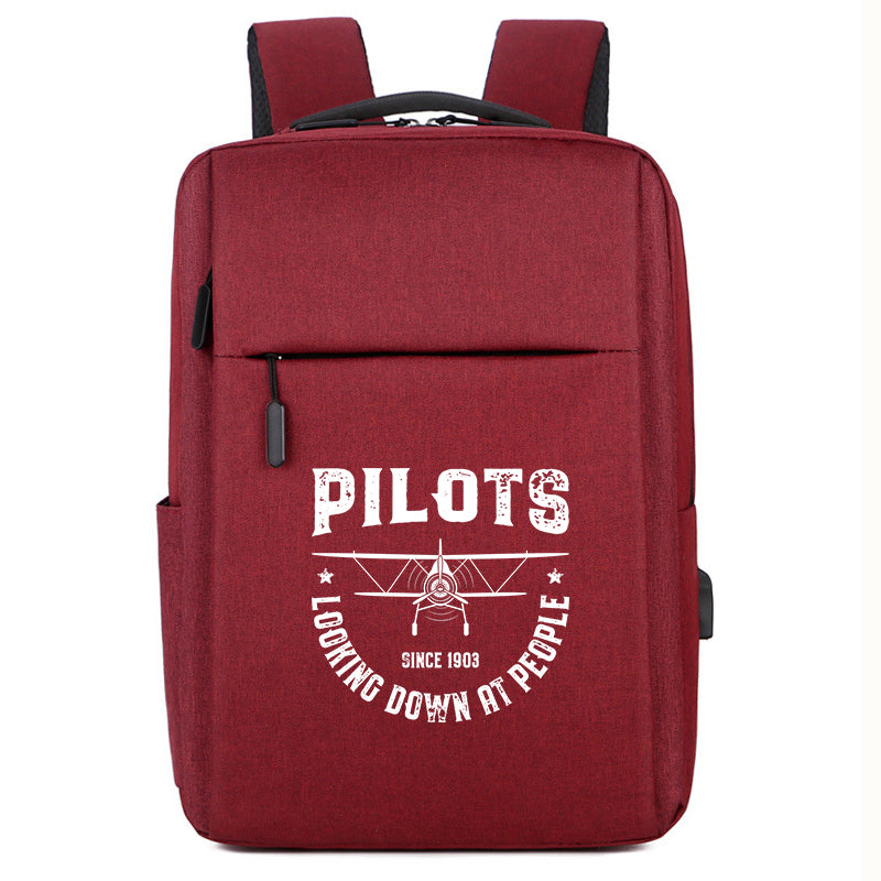 Pilots Looking Down at People Since 1903 Designed Super Travel Bags