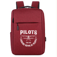 Thumbnail for Pilots Looking Down at People Since 1903 Designed Super Travel Bags