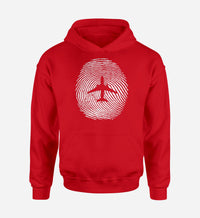 Thumbnail for Aviation Finger Print Designed Hoodies